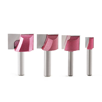 TideWay Fraise de gravure pour surfaces planes 6mm 8mm en carbure monobloc pour routeur CNC, outils de travail du bois, fraise à bois, ODM/OEM