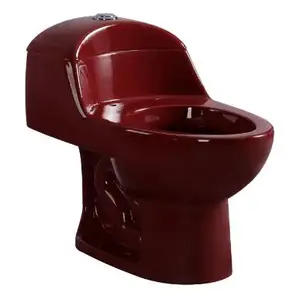 Wholesale Siphonic Corona Style South American Siphonic Cheap 1 Piece Colorful Elegant Toilet Bowl