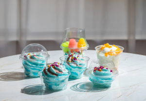 Kem dùng một lần ly có nắp đậy và logo Ice Cream cup bao bì 9oz Ice Cream cup với nắp - Product Image 4