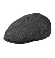Nouveau Chapeau Ivy Unisexe Classique en Mélange de Laine Tweed à Chevrons, Chaud et Résistant au Froid, Matière de Haute Qualité, Idéal pour les Voyages en Extérieur