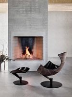 Chaise longue Lobster en cuir véritable, design décontracté, luxe léger, moderne, haut de gamme, meubles de salon pour la maison