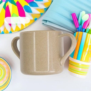 Vajilla y Tazas para Leche de Cáscara de Arroz, Ecológicas para Uso Doméstico, Incluye Tazas para Agua - Product Image 4