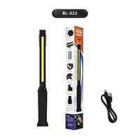 Lampe de travail LED multifonctionnelle BL-823 COB XPE SMD, lampe d'inspection portable, base magnétique