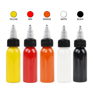Tinta de Pigmento Negra para Tatuajes de 30 ml, Suministro de Pintura Corporal Permanente para Tatuajes de Belleza - Product Image 2