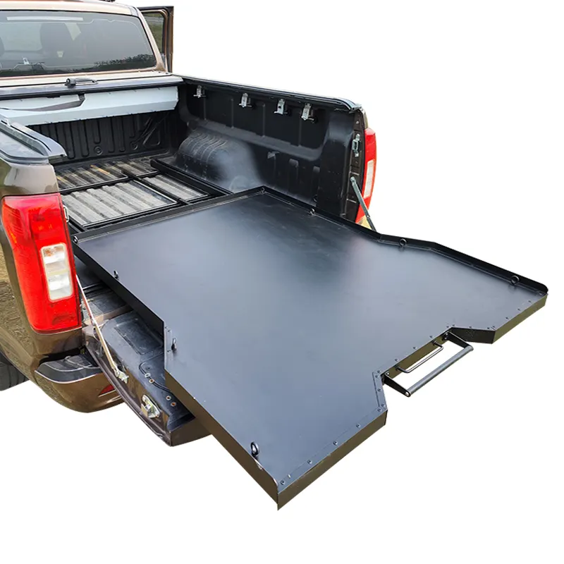 Universal 4 X4 Pickup Bed Sliding Truck Fracht schublade Stahl Ute Car Bed Slider Out Truck Tray Bed Slide Für Nissan Navara