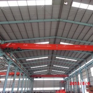 Baru 3 ton balok tunggal listrik Overhead Crane 20m mengangkat tinggi LX jenis lokakarya Gear Hoist PLC Motor Ground + Remote Control - Product Image 2