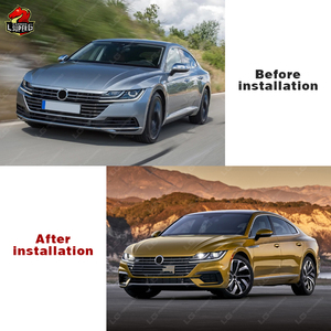 Kit de carrocería de estilo <span class=keywords><strong>R</strong></span> para Volkswagen <span class=keywords><strong>Arteon</strong></span> kit de carrocería con faldones laterales de difusor trasero de rejilla de labio delantero <span class=keywords><strong>2018</strong></span> - Product Image 6