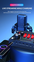 Carte son V8K Live BP1048B2 DSP Mixeur OTG sans perte Double micro 500mAh pour Bluetooth 5.0 Téléphone PC Streaming/Podcast/Karaoké OEM ODM