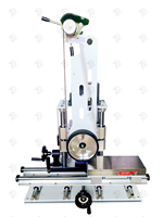 Machine à meuler manuelle à version étendue et surélevée avec moteur, bande abrasive, polissage de surface