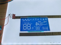 Écran Lcd personnalisé à 7 segments avec affichage à 4 chiffres pour thermomètre hygromètre avec plus de 20 ans