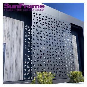 Panel de <span class=keywords><strong>Aluminio</strong></span> Tallado de Diseño Moderno, Biombo Decorativo <span class=keywords><strong>para</strong></span> Edificios, Revestimiento Metálico Perforado, Muro Cortina de Aleación de <span class=keywords><strong>Aluminio</strong></span> - Product Image 4