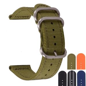 EACHE de alta calidad 20mm 22mm 24mm tejida Zulú de Nylon correa de reloj - Product Image 1
