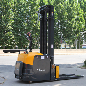 Hoge Efficiëntie Selflift Stapelaar 1 Ton 1.5 Ton 2 Ton Elektrische Stapelaar Heftruck 3M Lift Hoogte Hout Stapelaar <span class=keywords><strong>Machine</strong></span> - Product Image 5
