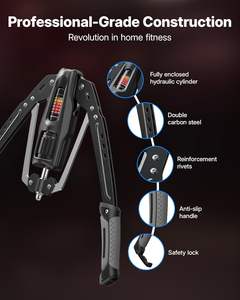 Appareil d'exercice pour les bras Merach <span class=keywords><strong>Twister</strong></span>, acier allié, 22-440 lb, réglable hydrauliquement, extenseur de poitrine à domicile, entraînement musculaire des épaules, remise en forme - Product Image 5