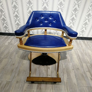 Silla de barbero de altura ajustable de estilo escandinavo de color personalizado, cuero duradero de PVC, salón de belleza para mujer - Product Image 3