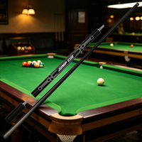 Queue de saut de billard professionnelle en fibre de carbone 3 sections MQJ-B&J-4 avec joint Uni-loc – Vente en gros, support OEM, personnalisation