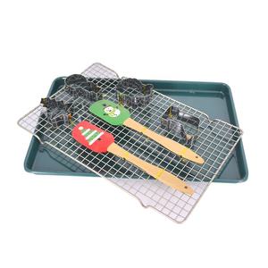 <span class=keywords><strong>Série</strong></span> saisonnière 0.6mm plaque de cuisson en acier au carbone ensemble d'ustensiles de cuisson antiadhésifs 8 pièces plaque à biscuits plateau de cuisson avec moule à biscuits - Product Image 4