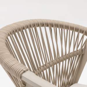 Sillas de Comedor Uland Moren para Restaurante, Diseño Novedoso, Muebles de Acero y Cuerda para Balcón y Jardín - Product Image 3