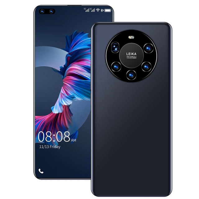 2022 New Android Smartphone Mate40 Pro+ High-Definition Large Full-Screen Smart Android 10.0 System Global Version Cellphone