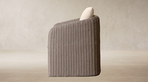 ชุดโซฟาหวายกลางแจ้งทันสมัย พร้อมเบาะกันน้ำ สำหรับใช้ในสวนหรือลานบ้าน - Product Image 2