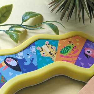 <span class=keywords><strong>Livre</strong></span> sonore pour enfants sur l'aventure dans <span class=keywords><strong>la</strong></span> <span class=keywords><strong>jungle</strong></span> avec 10 boutons personnalisés, sons d'animaux, reliure parfaite, couverture rigide écologique - Product Image 4