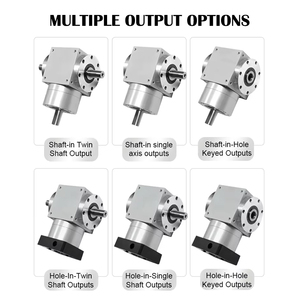 Hộp số góc vuông 90 độ có độ chính xác cao Hộp số giảm tốc trục đầu ra kép cho robot công nghiệp - Product Image 2