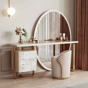 chinese dress ladies Nordic Dressing Table with Full Body Mirror And Drawers main image 0