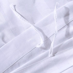 Sábanas <span class=keywords><strong>de</strong></span> algodón satinadas para cama <span class=keywords><strong>de</strong></span> Hotel, juego <span class=keywords><strong>de</strong></span> sábanas blancas a rayas <span class=keywords><strong>de</strong></span> <span class=keywords><strong>300</strong></span> <span class=keywords><strong>hilos</strong></span>, tamaño King, gran oferta - Product Image 5