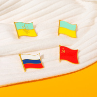 60 pièces drapeau personnalisé, épingles à revers en émail doux et dur, Badge de boutons Ukraine, patchs de broderie, Badge à revers, dôme en époxy