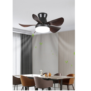Modern Simple 6-Speed Dimmable Low Noise <b>LED</b> Ceiling Fan <b>Light</b> Warm Chandelier for Living Room Bedroom <b>with</b> Remote Control - Product Image 5