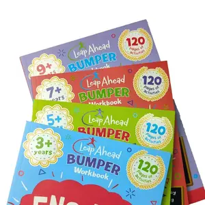 Livro de exercícios pré-escolar de Inglês e Matemática para crianças Livros de atividades para crianças Livros educativos para crianças