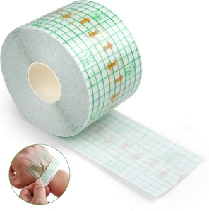 Rouleau de film transparent en PU pour soins post-tatouage, 4 po x 12 yds, imperméable et respirant, <span class=keywords><strong>bandage</strong></span> seconde peau pour la cicatrisation des nouvelles tatouures et le soin des cicatrices - Product Image 1