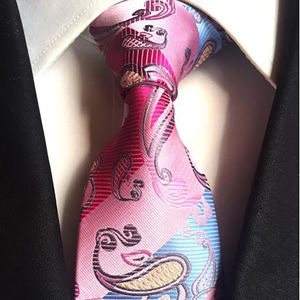 جديد الصين مخصص جاكار حرير ربطة عنق رجالية بيع بالجملة منديل و - Product Image 4