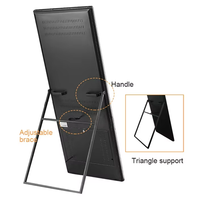 Pantalla Digital LCD de Señalización Digital Portátil para Interiores de 32-65 Pulgadas, 2K/4K, Personalizable, con Android, para Publicidad en Centros Comerciales, con SDK