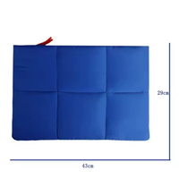 Coussin personnalisé matelassé portable pochette gonflée pour ordinateur portable pochette de table femmes sac d'affaires unisexe pochette pour ordinateur portable sac