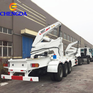Sinotruck-remolque con caja lateral, remolque con elevador lateral de 20 pies y 40 pies, 6x4 - Product Image 5