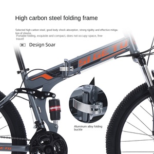 Bán Buôn 21-Tốc Độ Gấp Xe Đạp Leo Núi Với Phanh Đĩa Di Động Ngoài Trời Thể Thao Thép Ngã Ba Cho Sinh Viên Cross-Biên Giới Du Lịch - Product Image 3