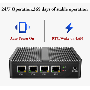 Routeur logiciel Intel J4125 de 11e génération, 4x I225 2.5G LAN, mini PC DDR4, M.2 NVMe HDD, pare-feu matériel <span class=keywords><strong>PfSense</strong></span>, prise US - Product Image 6