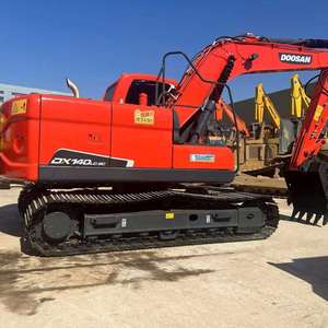 Excavadora de cadenas Doosan DX140LC-9C de 14 toneladas de alto rendimiento, pocas horas de uso, motor de servicio pesado, bomba, motorreductor, equipo de construcción - Product Image 3