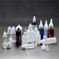 Flacon compte-gouttes vide en plastique LDPE PE, flacon compte-gouttes pour les yeux, flacon à presser avec bouchon à visser à l'épreuve des enfants