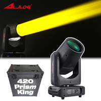 Luz Móvil de Escenario Prism King de 420w, Cabezales Móviles Prism King de 420 Vatios, Proyector de Luz Negra Gobo para Luces de Escenario, Luces de Barra para DJ