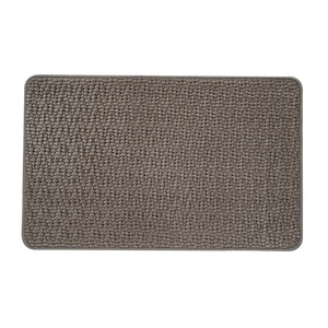 Tapis de bain rectangulaire en fibre de polyester antidérapant et résistant aux taches pour le sol de la salle de bain - Product Image 1