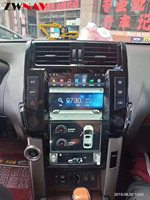 Écran Tesla 128 Go pour TOYOTA LAND CRUISER Prado 150 2014 2015 2016 2017 Lecteur multimédia GPS Android pour voiture Radio Stéréo Unité principale
