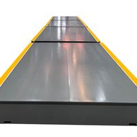 Báscula para camiones de 100 toneladas 3 x 18m SCS-100 con pantalla LCD, báscula digital electrónica con celda de carga, compatible con OEM/ODM