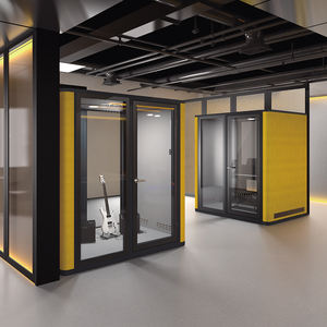 Escritório Aberto Lugar Cabine Acústica Reunião <span class=keywords><strong>Pods</strong></span> Telefone Insonorizado Estande Estúdio De Gravação - Product Image 1