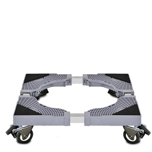 <span class=keywords><strong>Soporte</strong></span> Ajustable de Plástico <span class=keywords><strong>para</strong></span> Lavadora <span class=keywords><strong>con</strong></span> Base Móvil <span class=keywords><strong>con</strong></span> <span class=keywords><strong>Ruedas</strong></span> Universales, Apto <span class=keywords><strong>para</strong></span> Lavadoras y Secadoras de Baño - Product Image 1