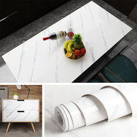 Marbre Vinyle Film DIY Auto-Adhésif Papier Peint Salle De Bains Cuisine Placard PVC Étanche Marbre Décoration Film De Protection