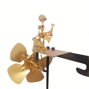 Moulin à vent artisanal en laiton avec impression UV, résistant à la rouille, pour la décoration de jardin/cour, statue d'art extérieur - Product Image 5