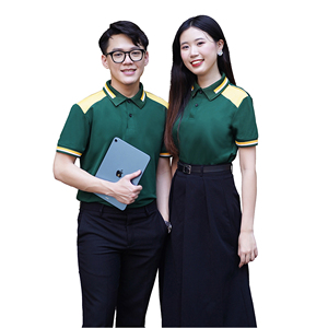 เสื้อโปโลผ้าฝ้ายขายส่ง แขนสั้น สวมใส่สบาย เหมาะสำหรับโรงเรียนและสำนักงาน - Product Image 1