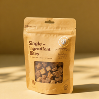 Sacs alimentaires pour animaux de compagnie (chats et chiens) en PE recyclable, imprimés en héliogravure, avec grande fermeture éclair, fond plat et poignée longue, vente en gros usine